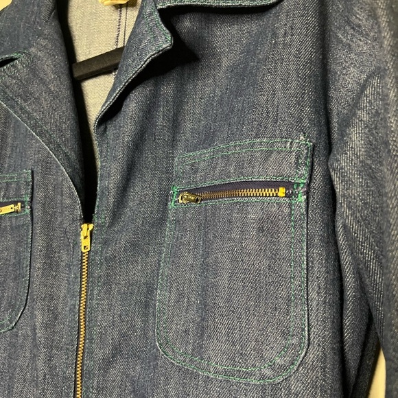 Vintage 70s sears denim jumpsuit - Picture 3 of 15